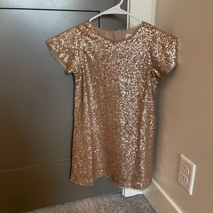 Gold Sequin Dress